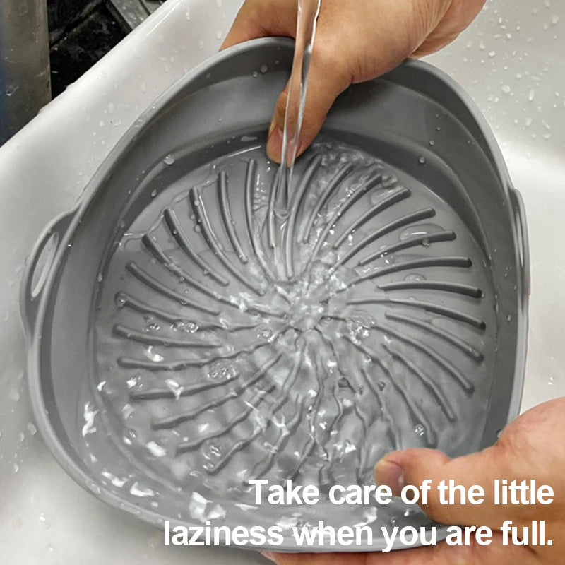 Air fryer silicone tray