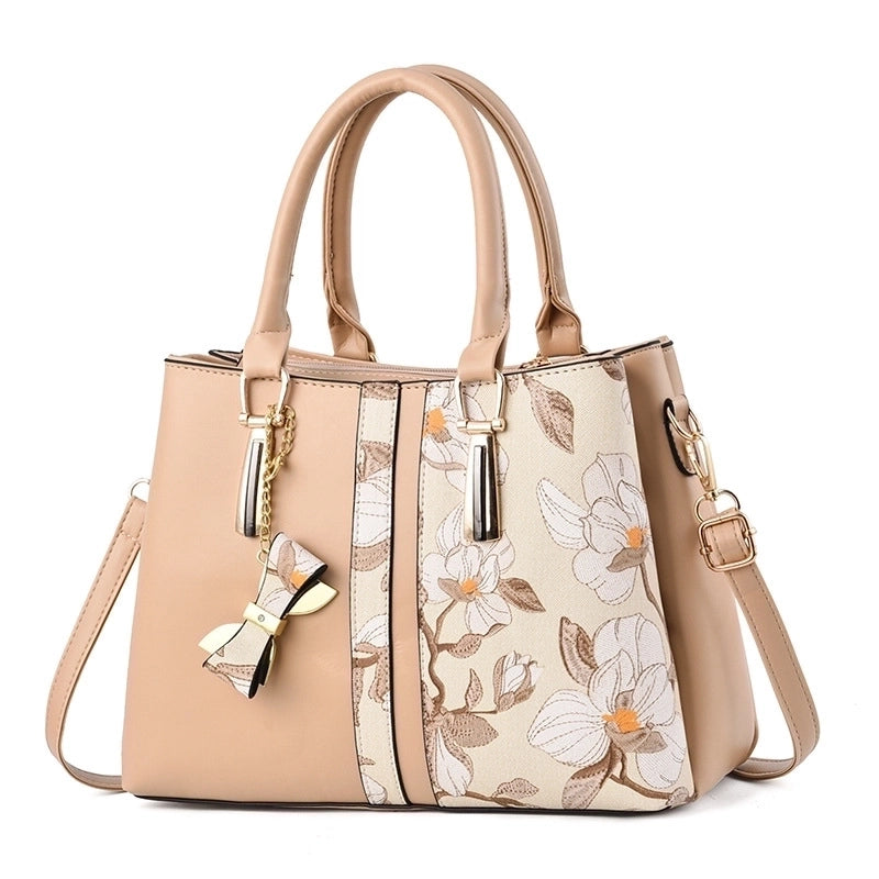 Women's Large All Seasons Pu Leather Classic Style Handbag