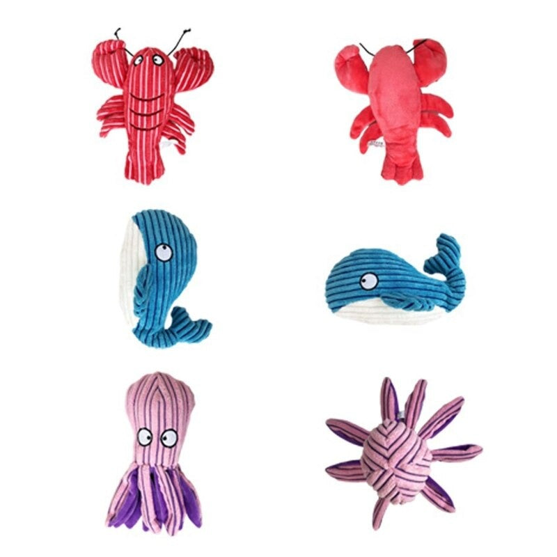 Plush Squeak Dog Toys