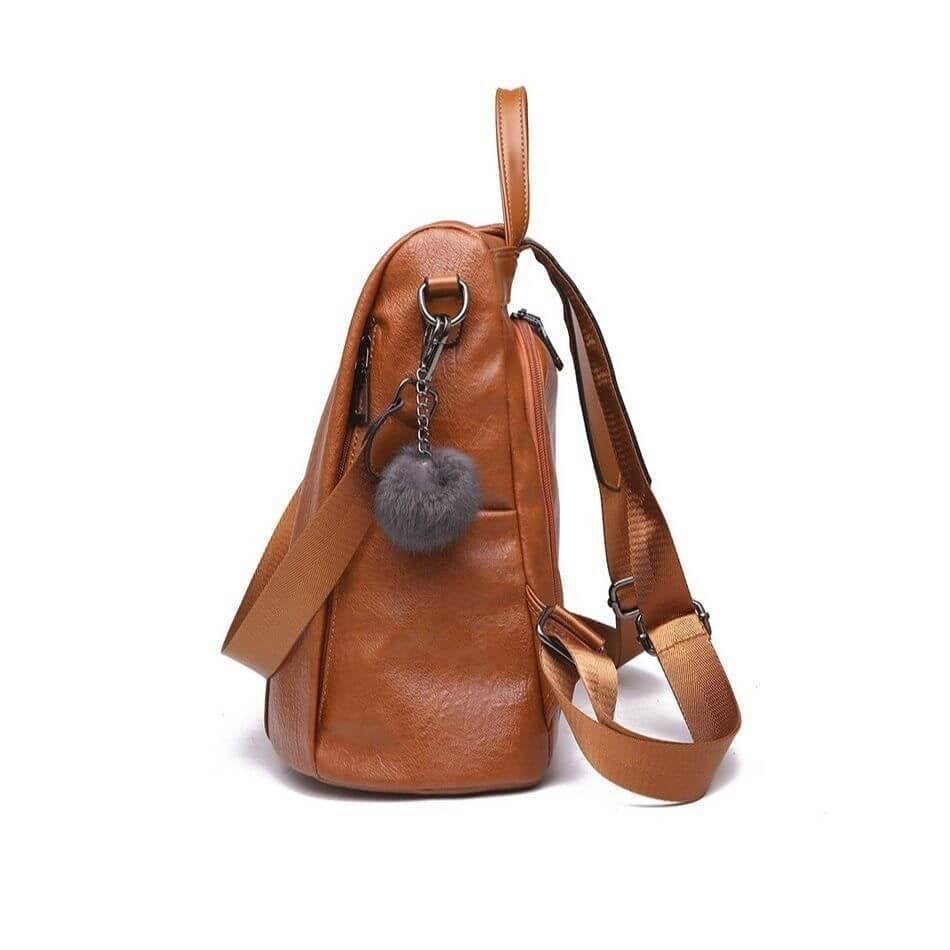 limited edition leather ladies' anti-theft backpack