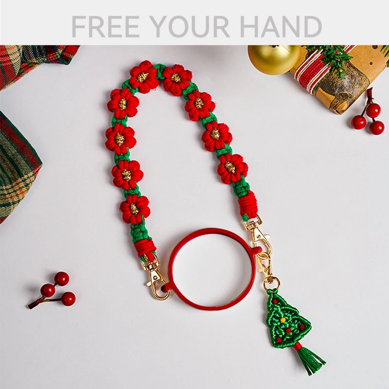 Christmas  Cute Christmas Tree Flower Cotton Rope Silica Gel 1 Set