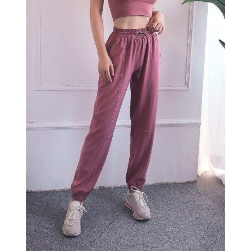 Women's Yoga Training Pants With Drawstrings