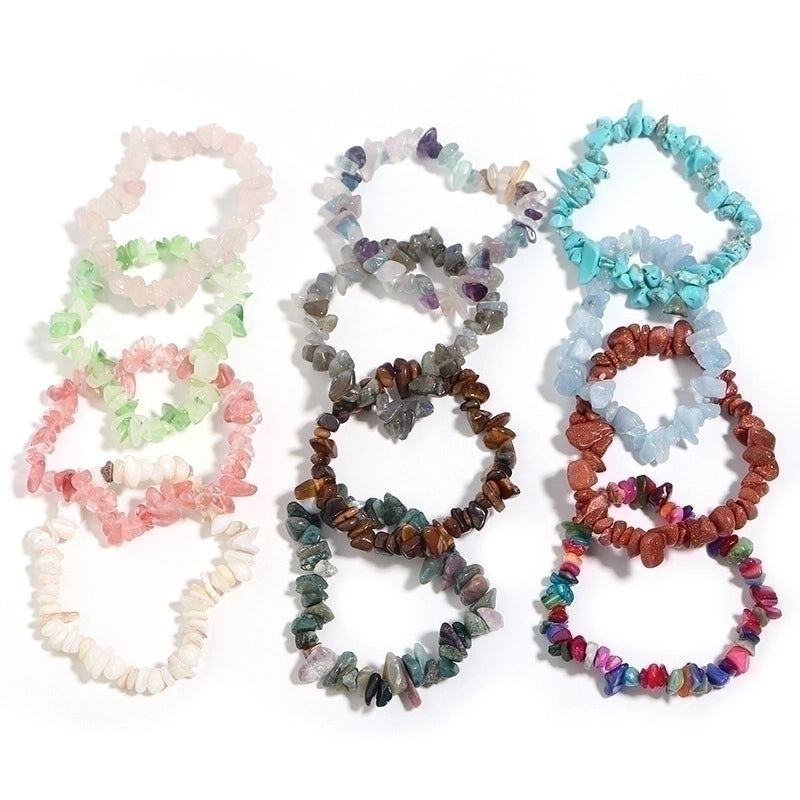 1 Piece Minimalist Geometric Natural Stone Bracelets