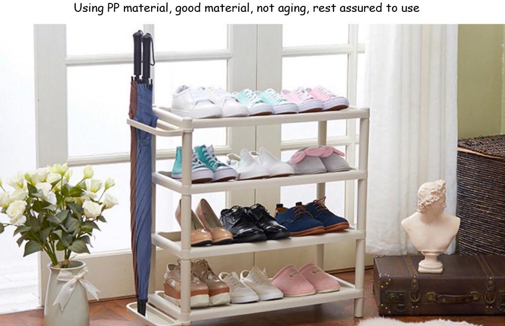 Shoe Rack. Plastic Shoe Storage Rack With Umbrella Stand