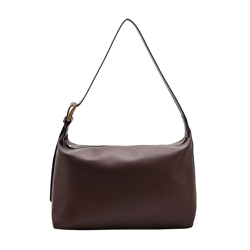 Trendy Large Capacity PU Leather College Tote Bag