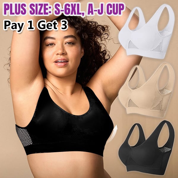 🔥HOT SALE BUY 1 GET 1 FREE - Each only ￡8.99!!!🔥Breathable Cool Liftup Air Bra🔥