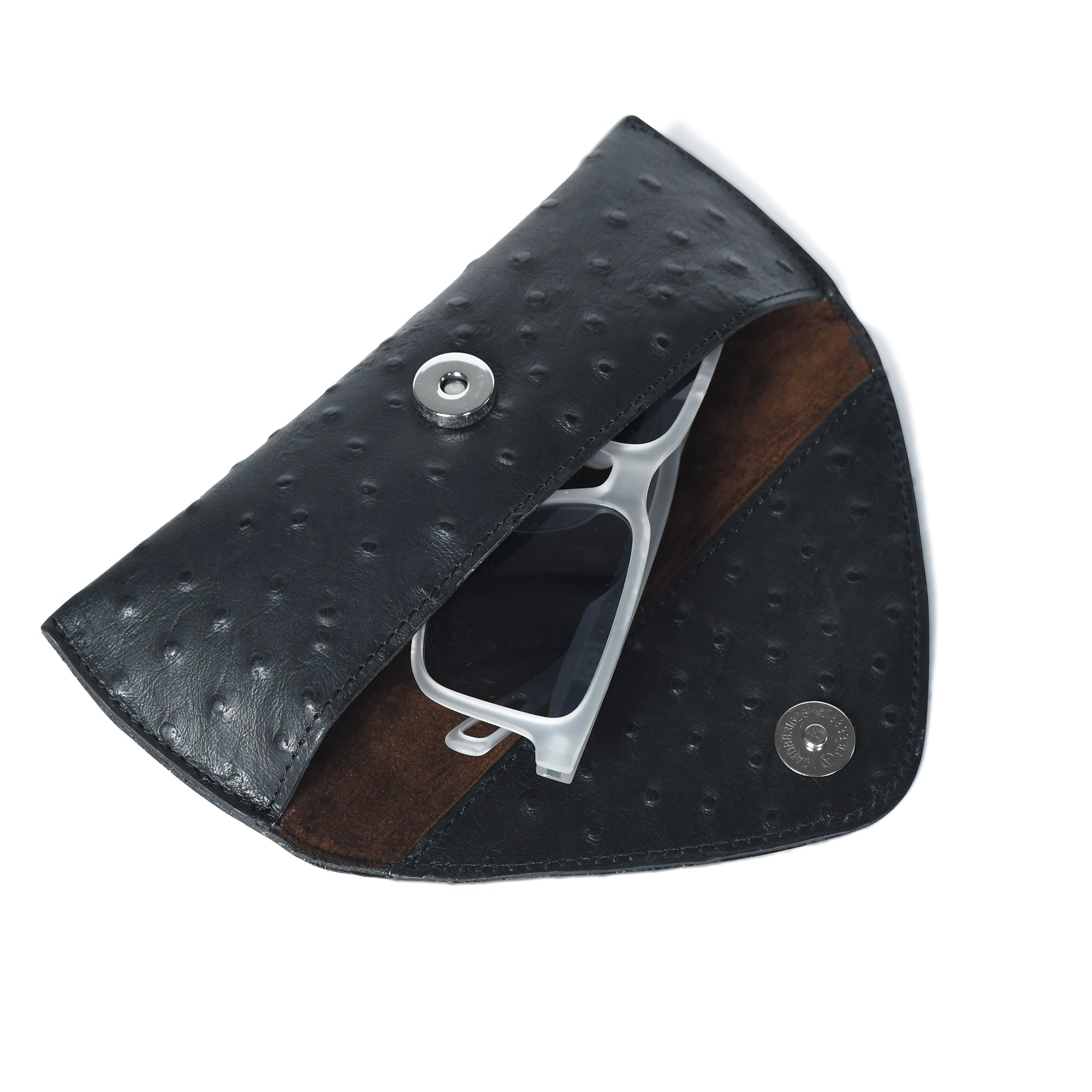 Black Pebble Textured Sunglass Case