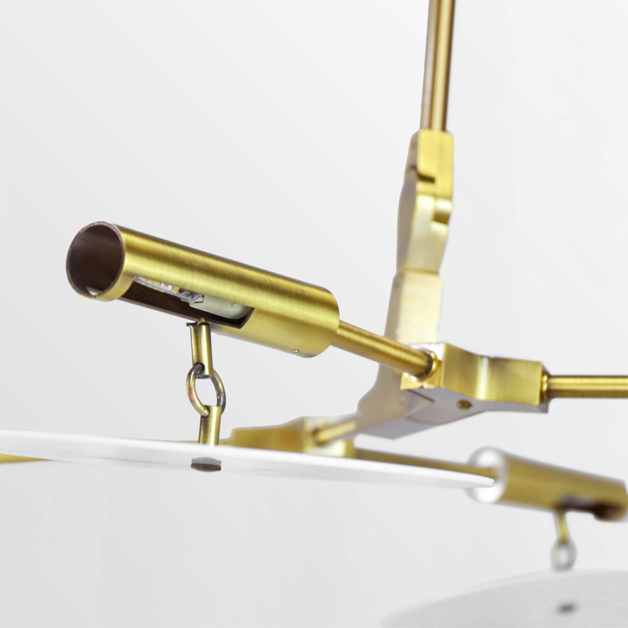 Ingrid 5 | Modern Branching Disc Chandelier