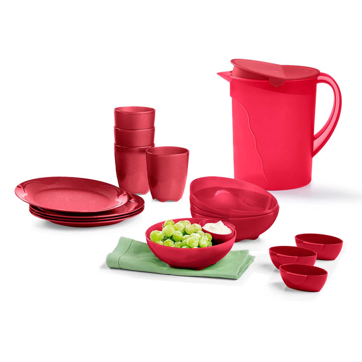 Red Hot Serving Set