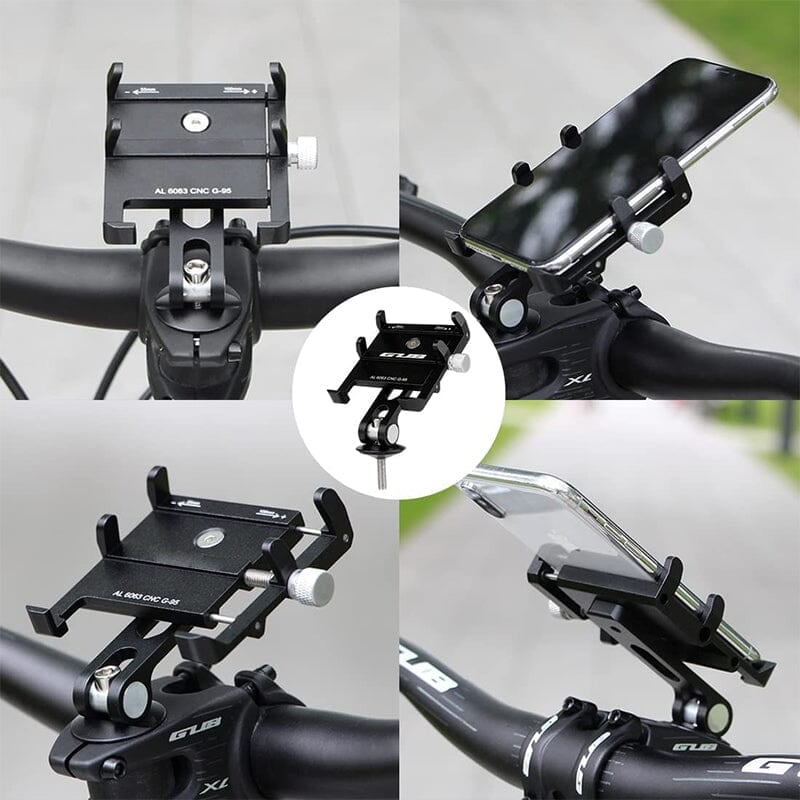 Saker Bicycle Phone Mount on Fork Stem