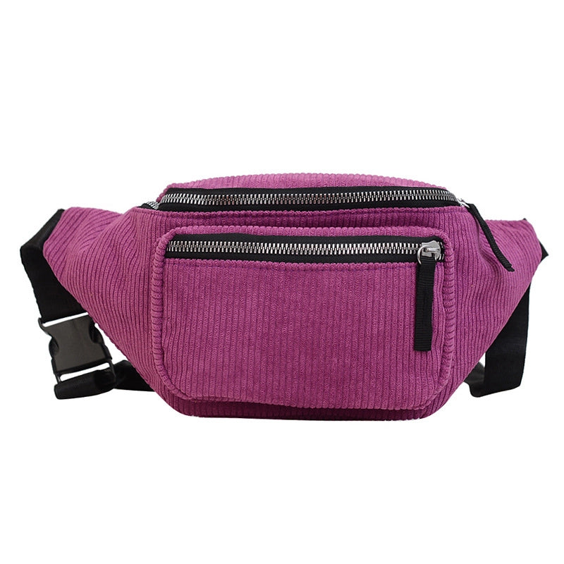 Four Seasons Multi-functional  Waist Bag Female Men And Women Close-fitting Anti-theft Chest Bag Outdoor Fashion Casual Bag Crossbody Bag