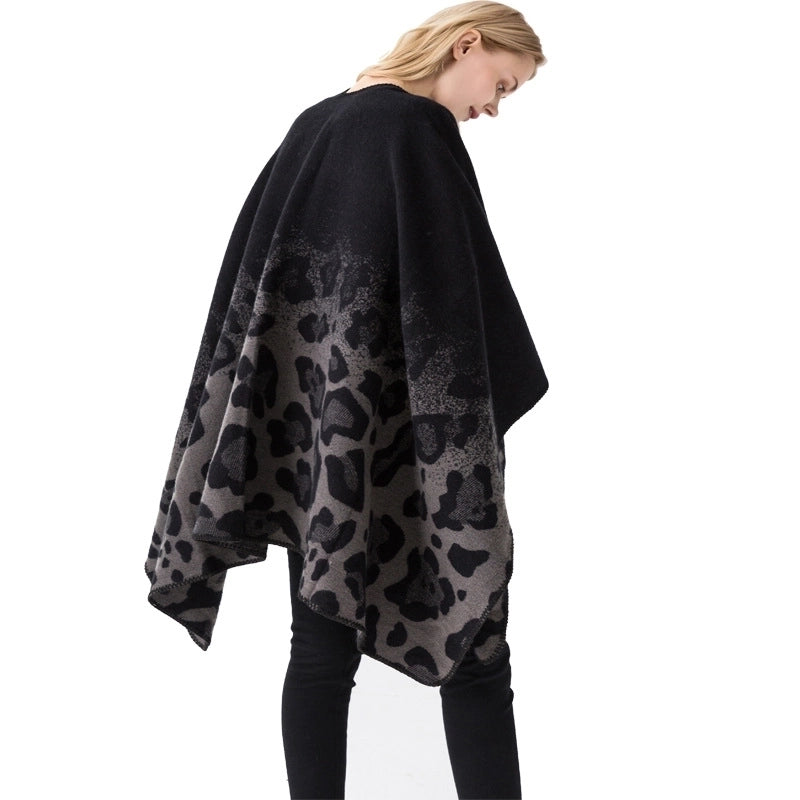 Women's Elegant Vintage Style Printing Cotton Polyester Crochet Lace Shawl
