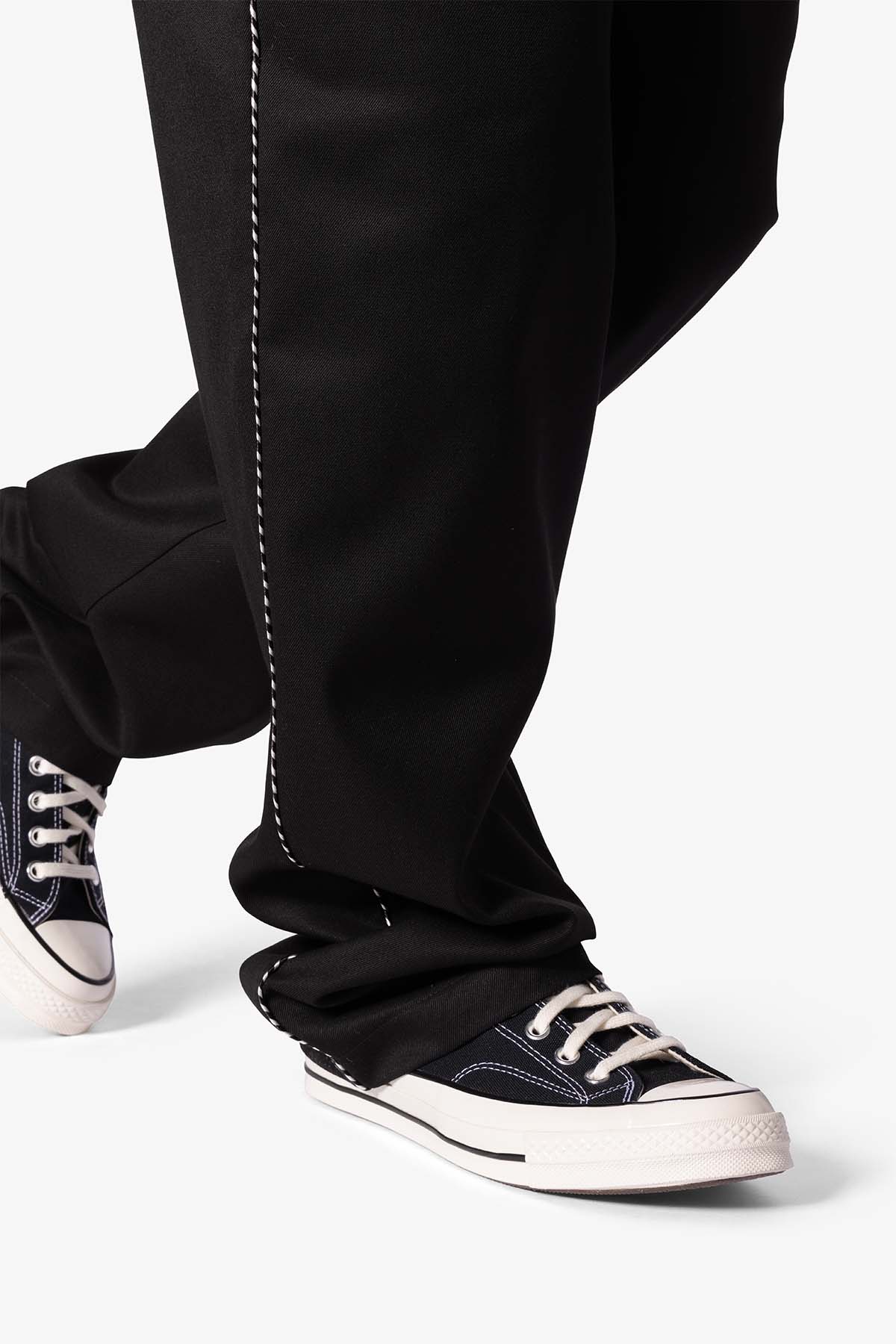 Western Piping Pants - Black
