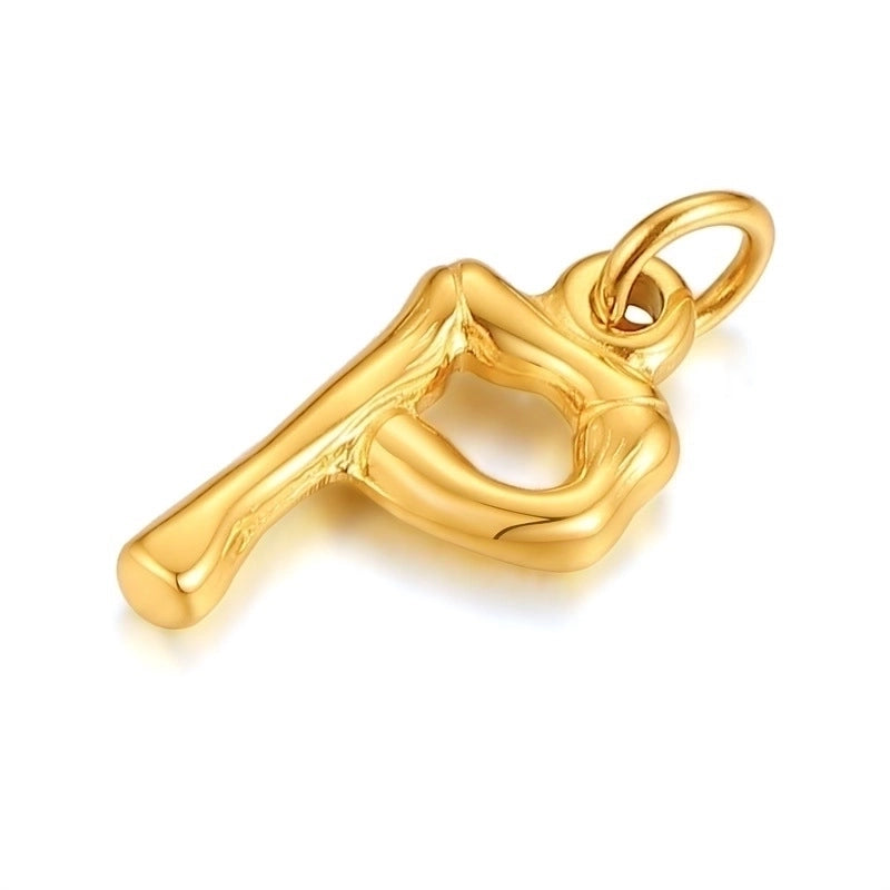 Fashion Letter 201 Stainless Steel 18K Gold Plated Polishing Plating Stainless Steel Necklaces