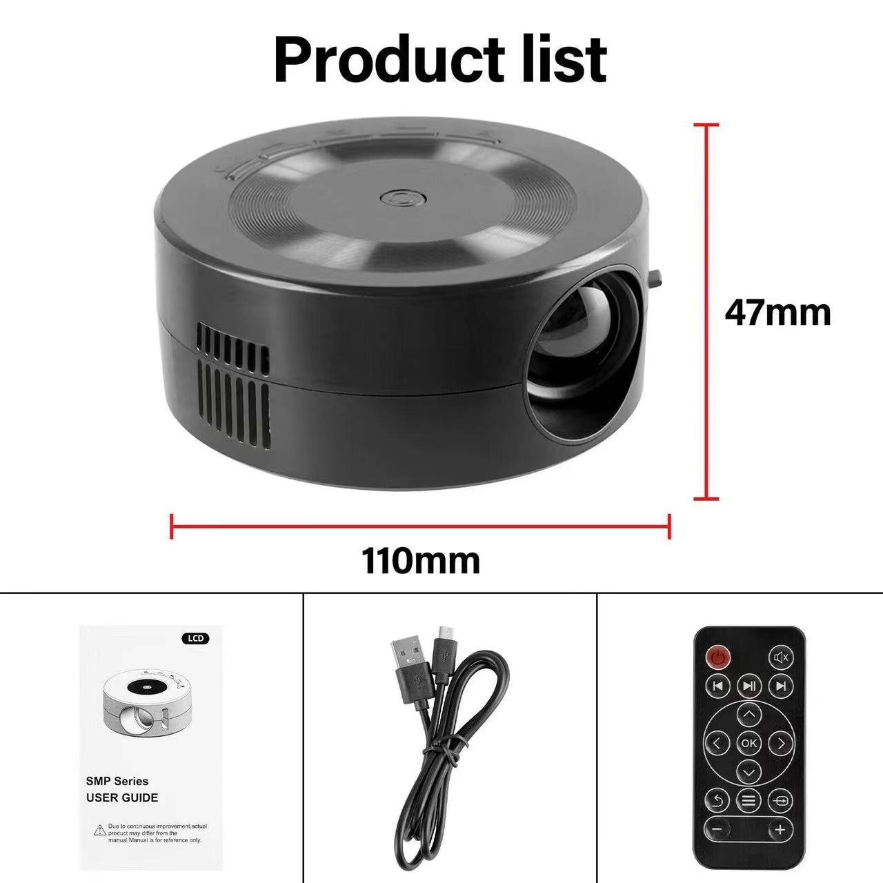 47% OFF Home HD Portable Pocket Projector