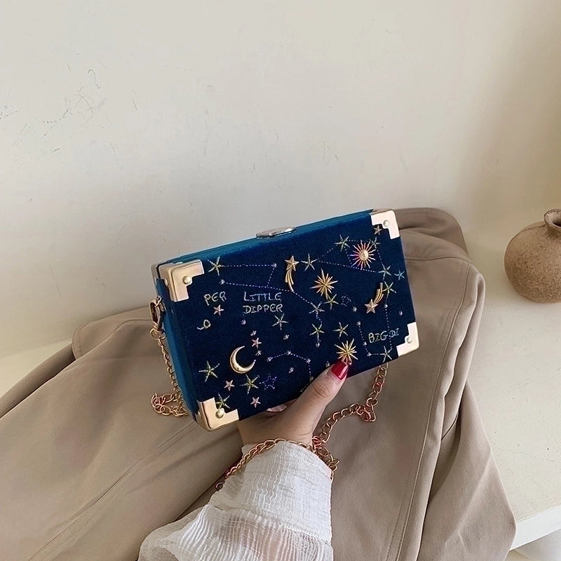 Women's Small Pu Leather Vintage Style Square Bag Shoulder Bag