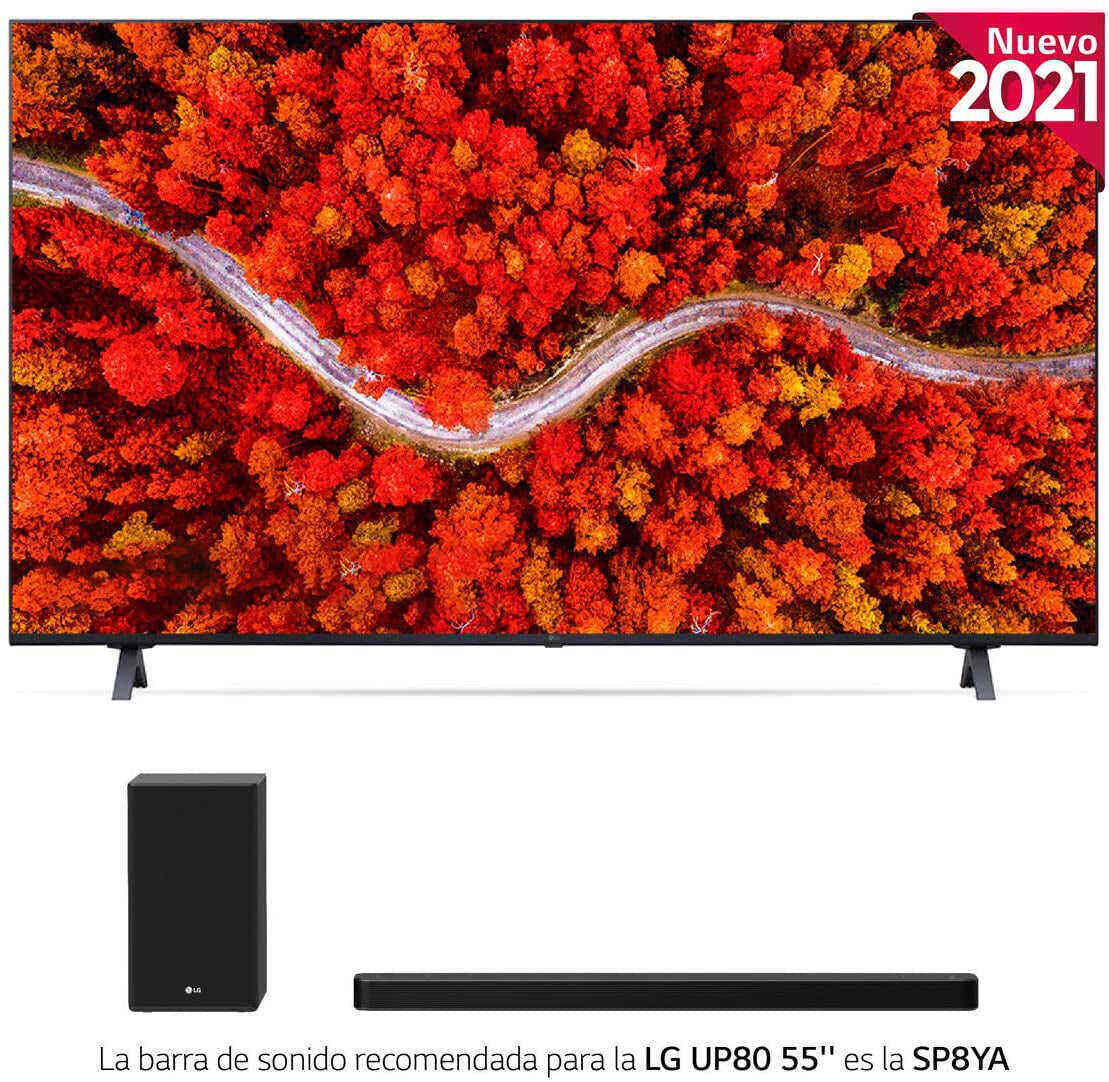 LG 55UP8000-ALEXA 2021-Smart TV 4K UHD 65'' con Procesador Quad Core-wxl