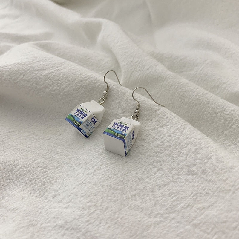 Milk Box Earrings