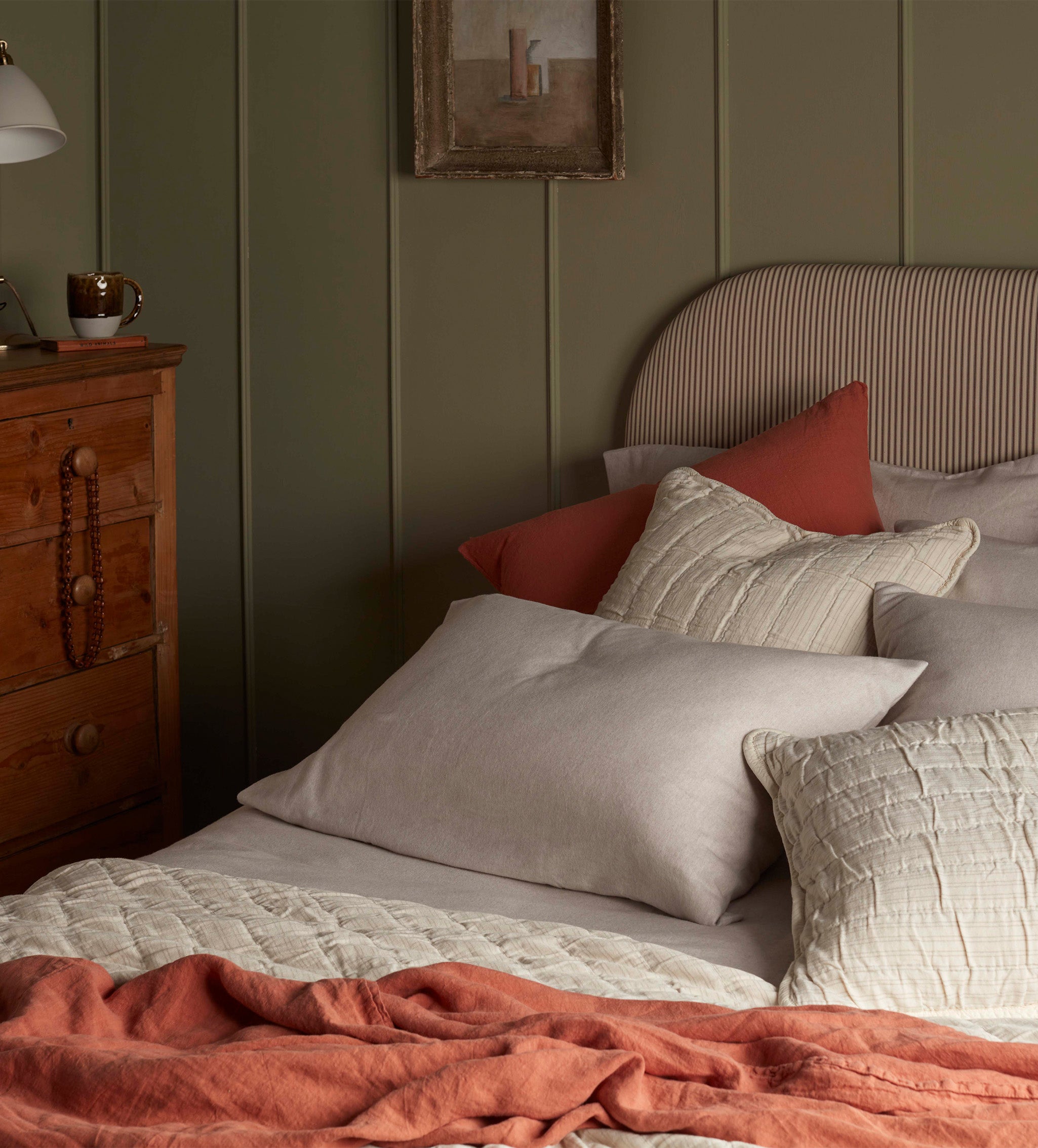 Natural Henry Brushed 100% Cotton Pillowcase