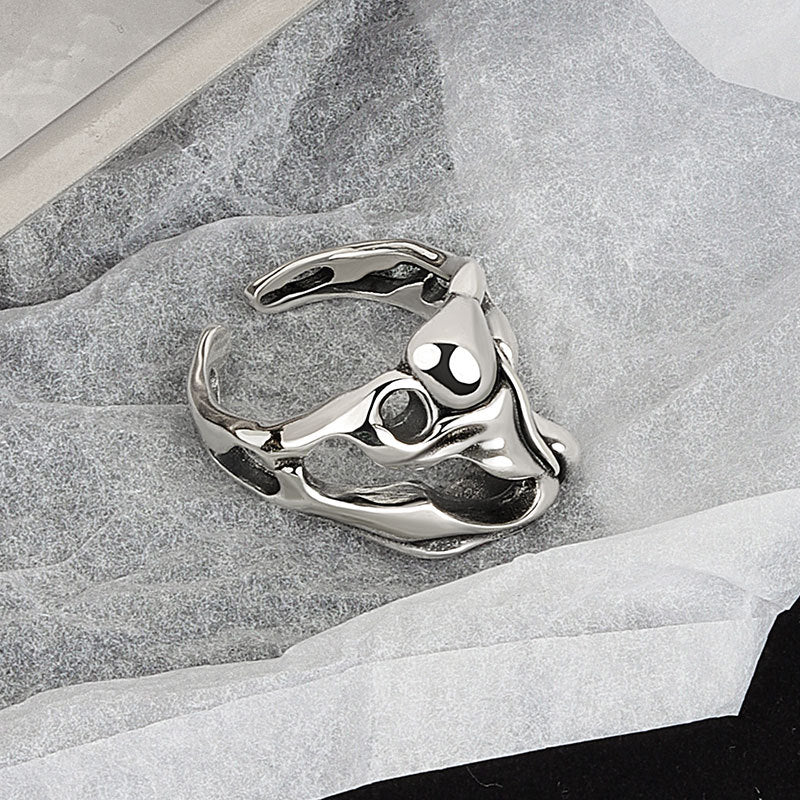 Molten Silver Ring