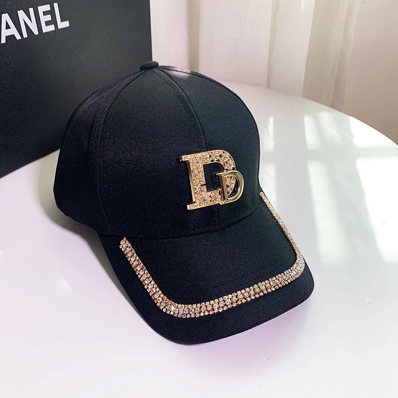 Women's Minimalist Letter Curved Eaves Baseball Cap
