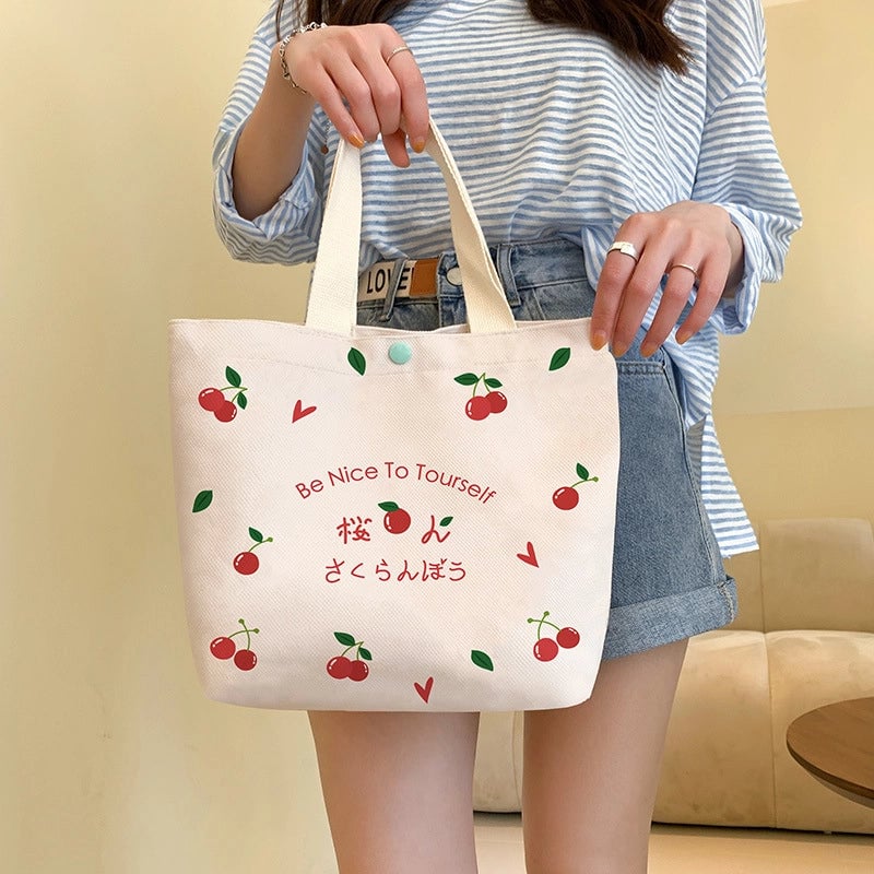Women's Small Polyester Cartoon Cute Classic Style Square Buckle Handbag