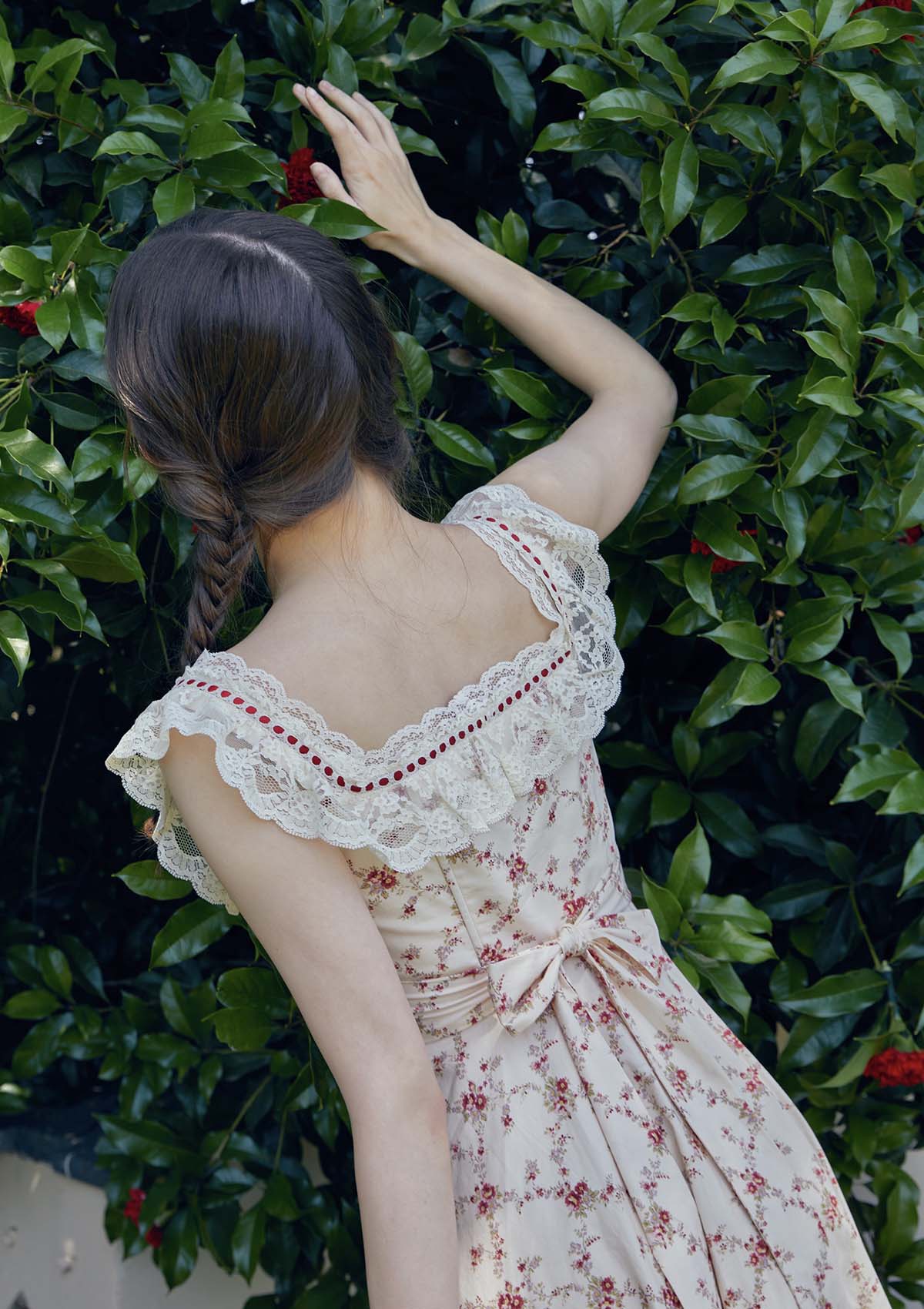 Red Garnet Corset Dress