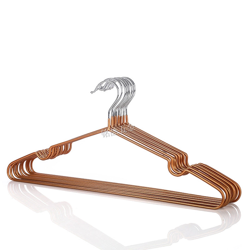 Ming Zhe Plastic Dip Clothes Hanger Household Non-slip Drying Clothes Hanger Bold Adult Drying Hanger Nano Groove Clothes Hanger Explosions
