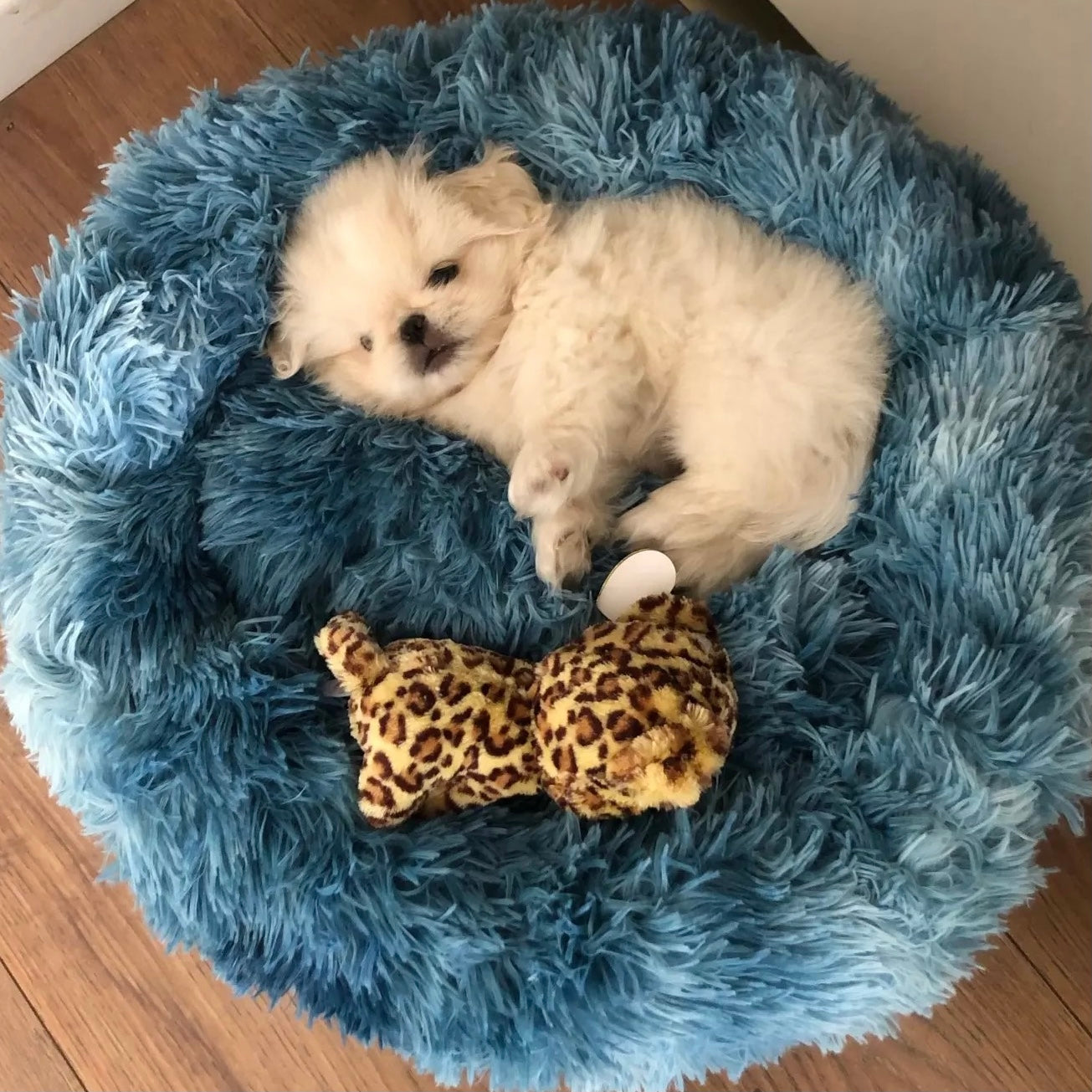 Round Plush Bed For Cats/Dogs