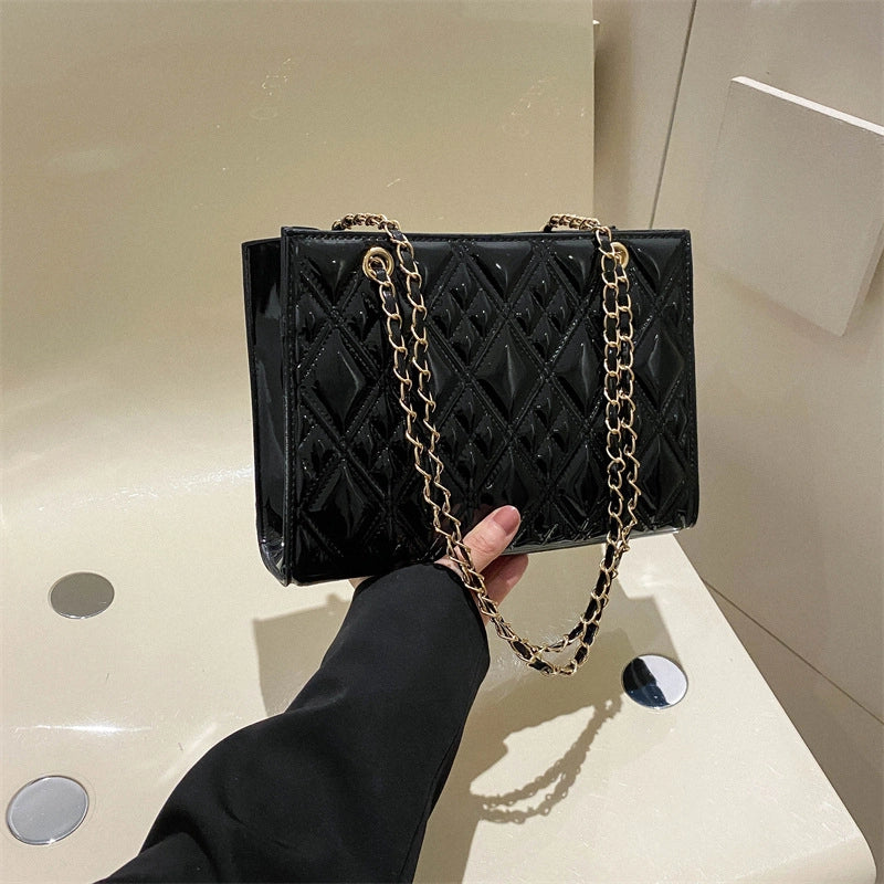Women's Small All Seasons Pu Leather Streetwear Square Bag