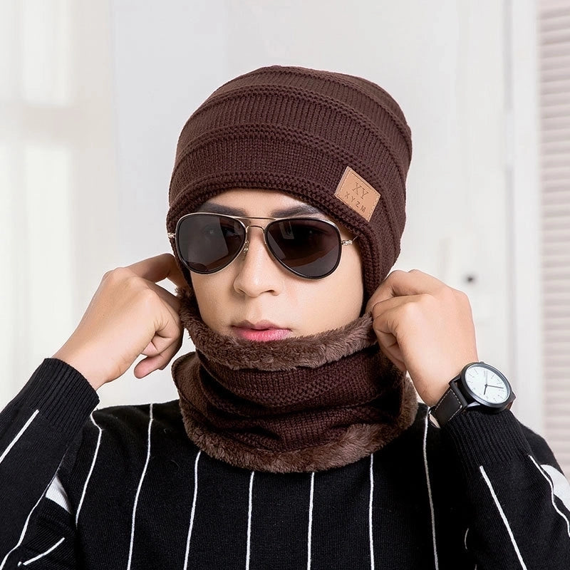 Kid's Men's Minimalist Letter Wool Cap