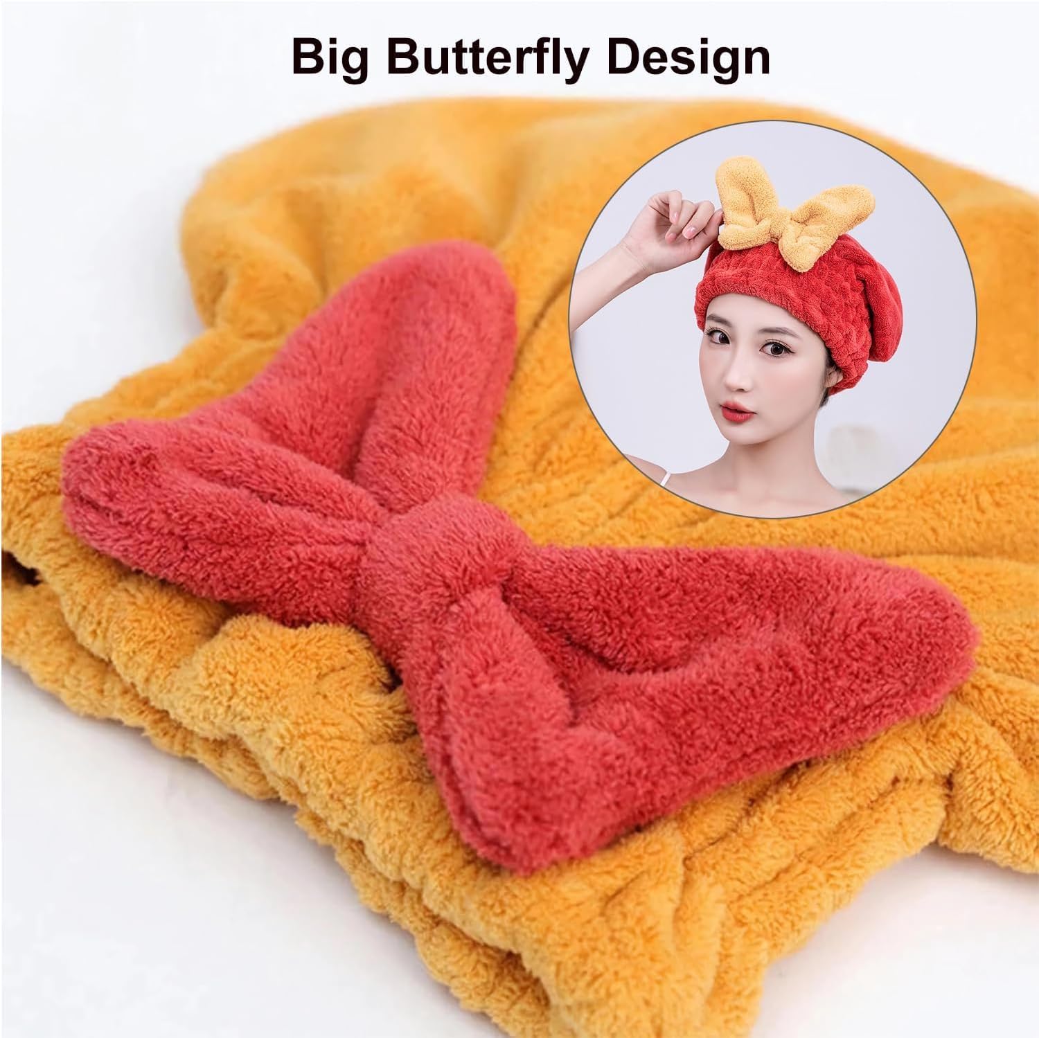 Microfiber Hair Drying Cap