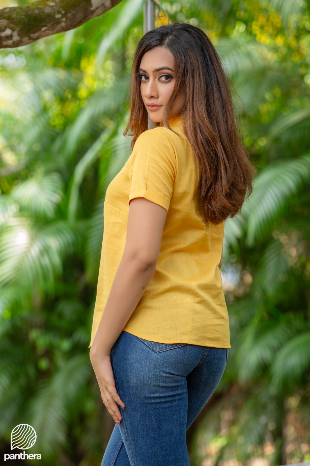 Embroidered Linen Top