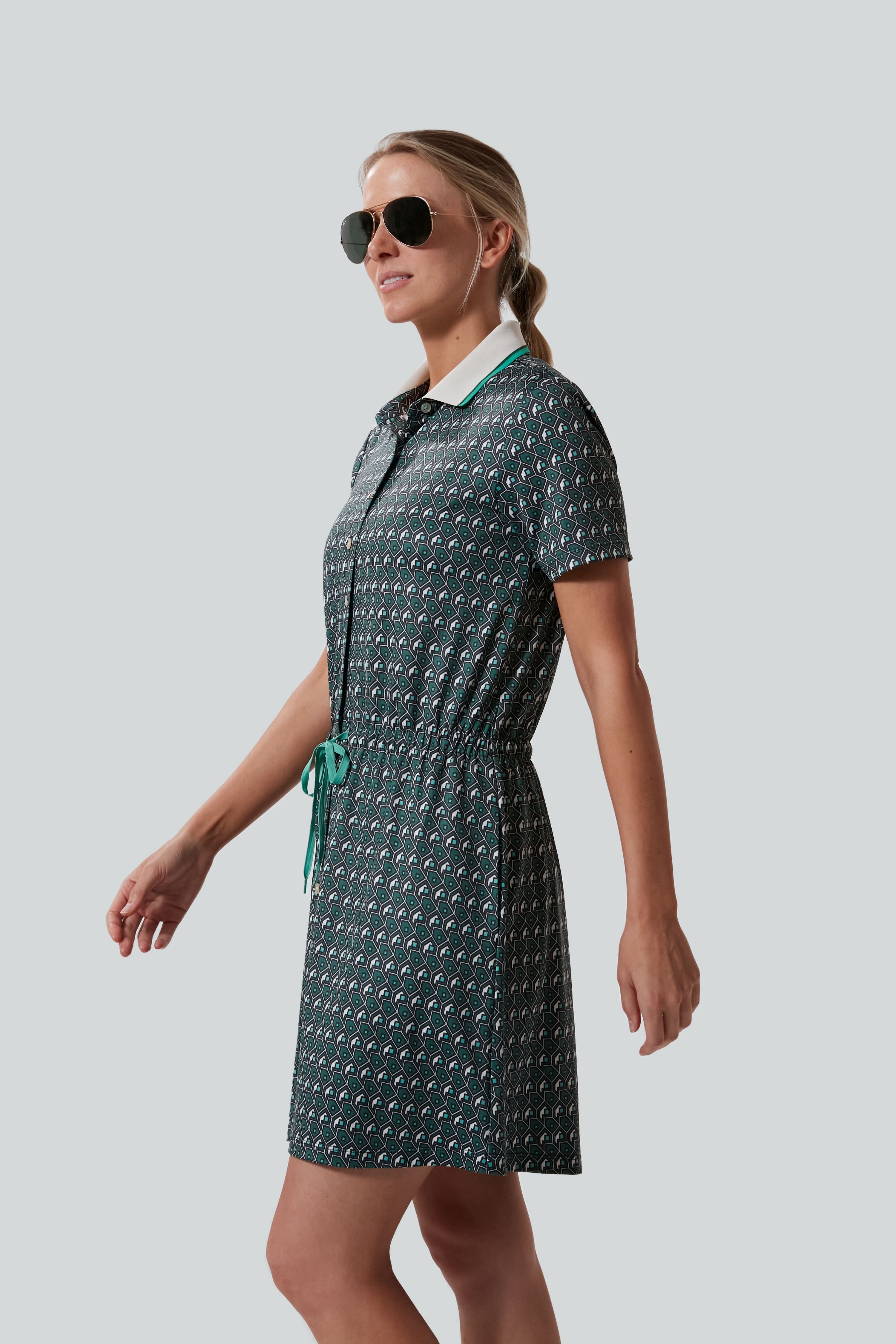 Carraway Fairway Short Sleeve Alcott Golf Dress