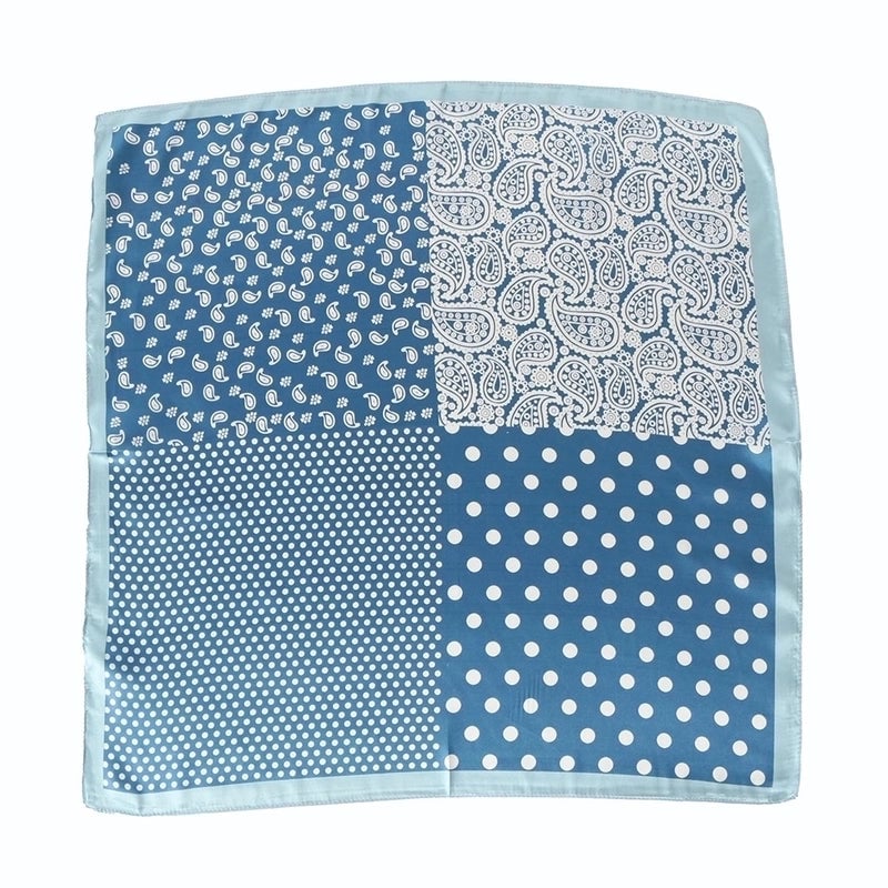 Women's Minimalist Classic Style Color Block Polyester Printing Silk Scarf