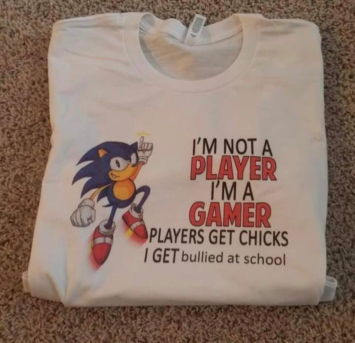 I'm Not A Player Tee