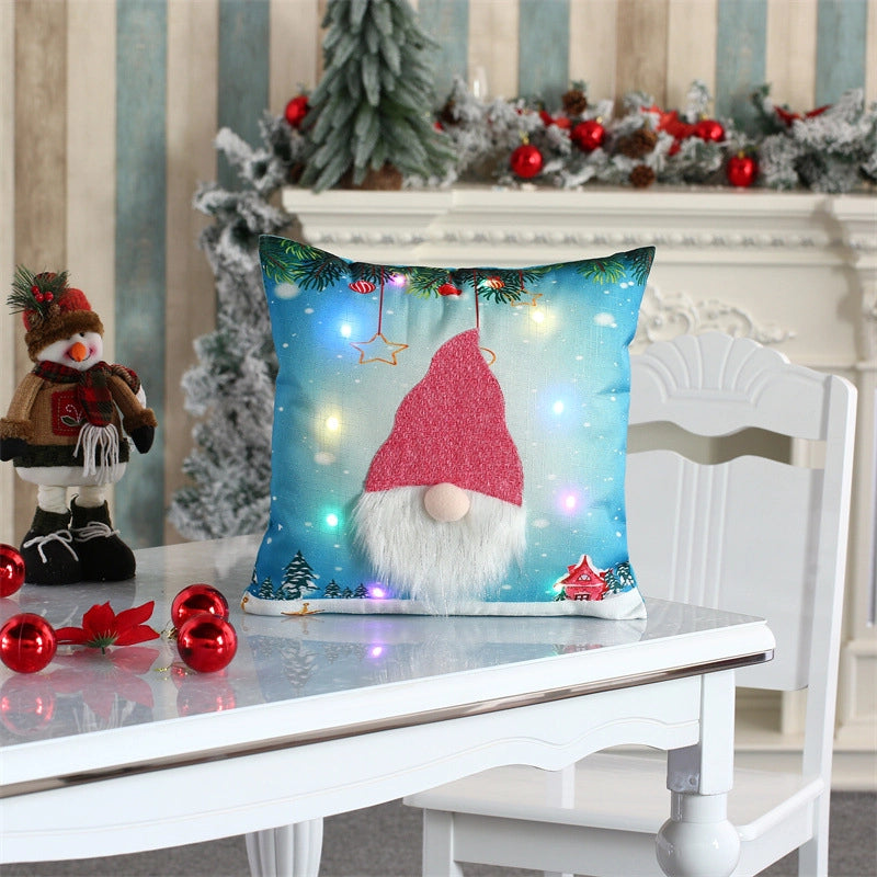 Christmas Fashion Geometric Cloth Pillow Case