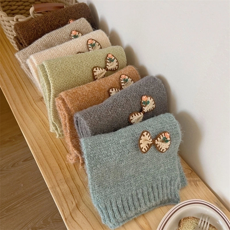 Women's Elegant Business Color Block Polyester Scarf