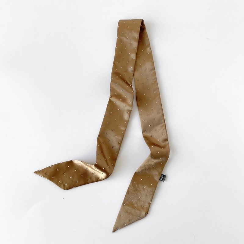 Women's Basic Solid Color Satin Silk Scarf
