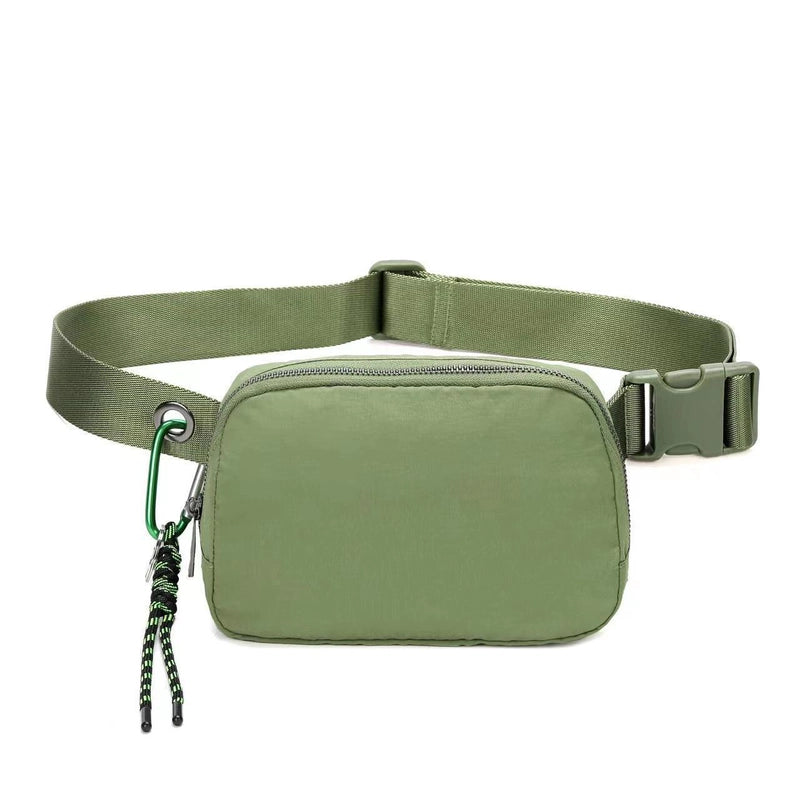 Women's Elegant Streetwear Solid Color Nylon Waist Bags