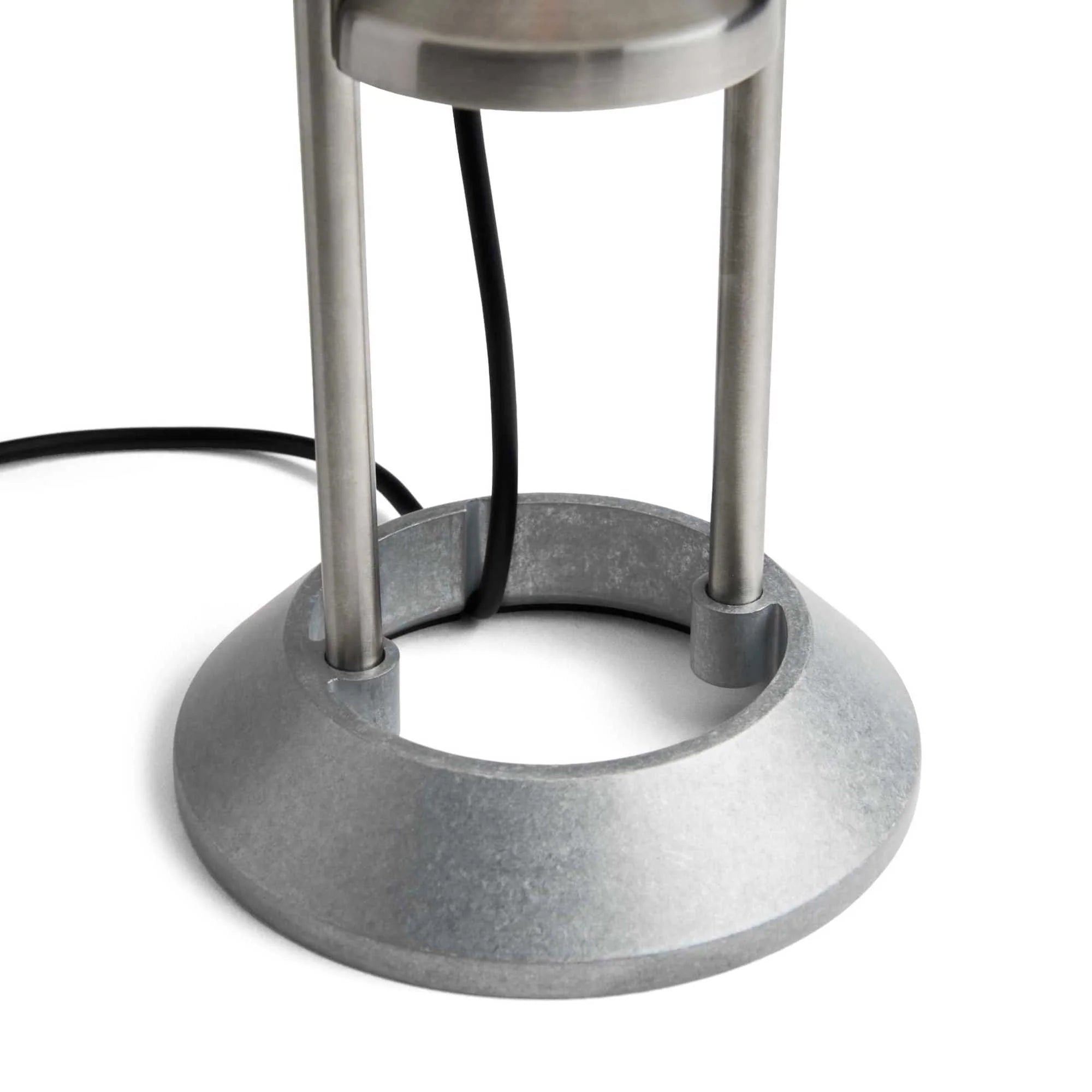 Hay Mousqueton portable table lamp. Oyster