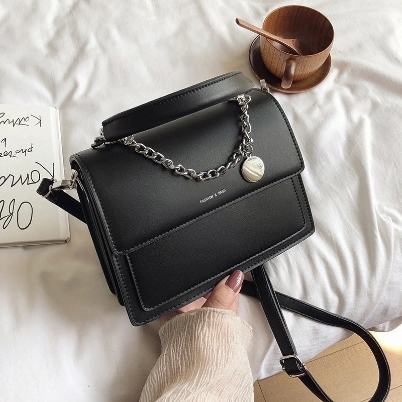 Small Pu Leather Streetwear Square Bag Shoulder Bag