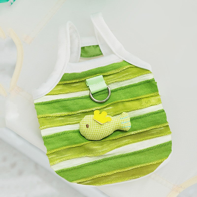 Cute Fruit Decor Dog Vest Harness