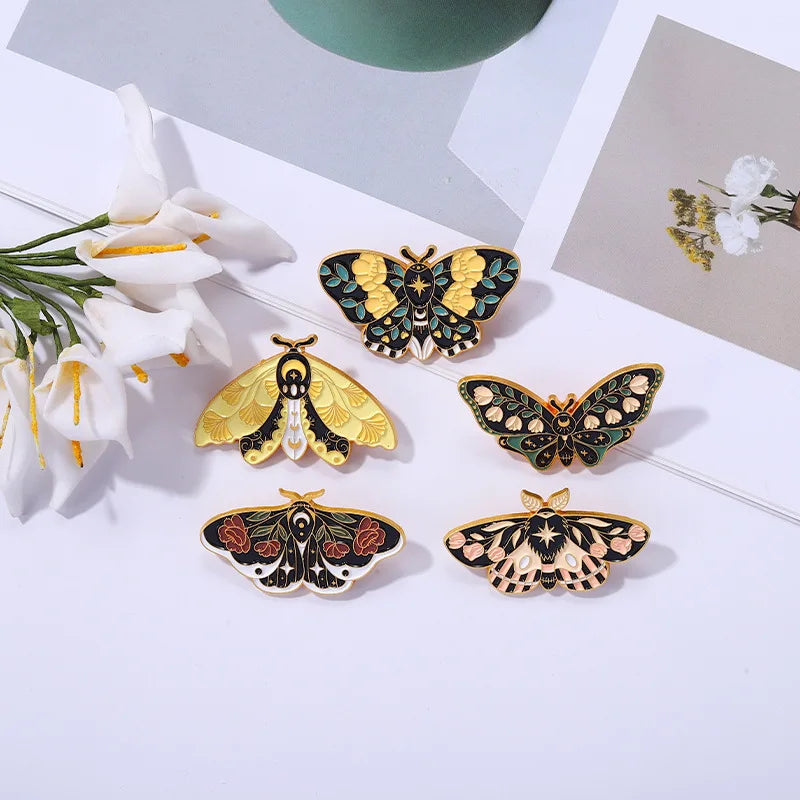 Moth/Butterfly/Dragonfly Badge Pins