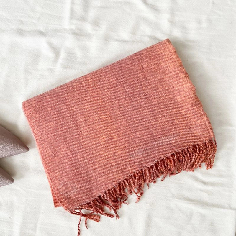 Women's Sweet Solid Color Polyester Scarf