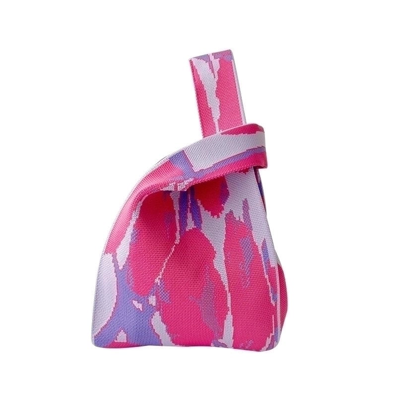 Women's Medium Polyester Geometric Vintage Style Open Handbag