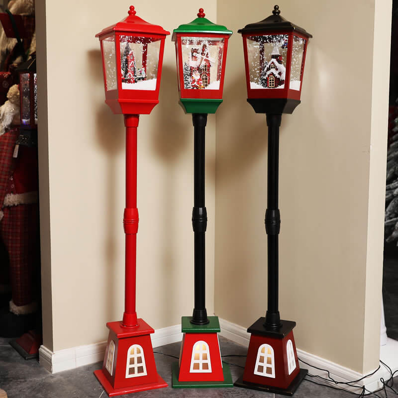 Christmas Snowing Music Floor Lamp