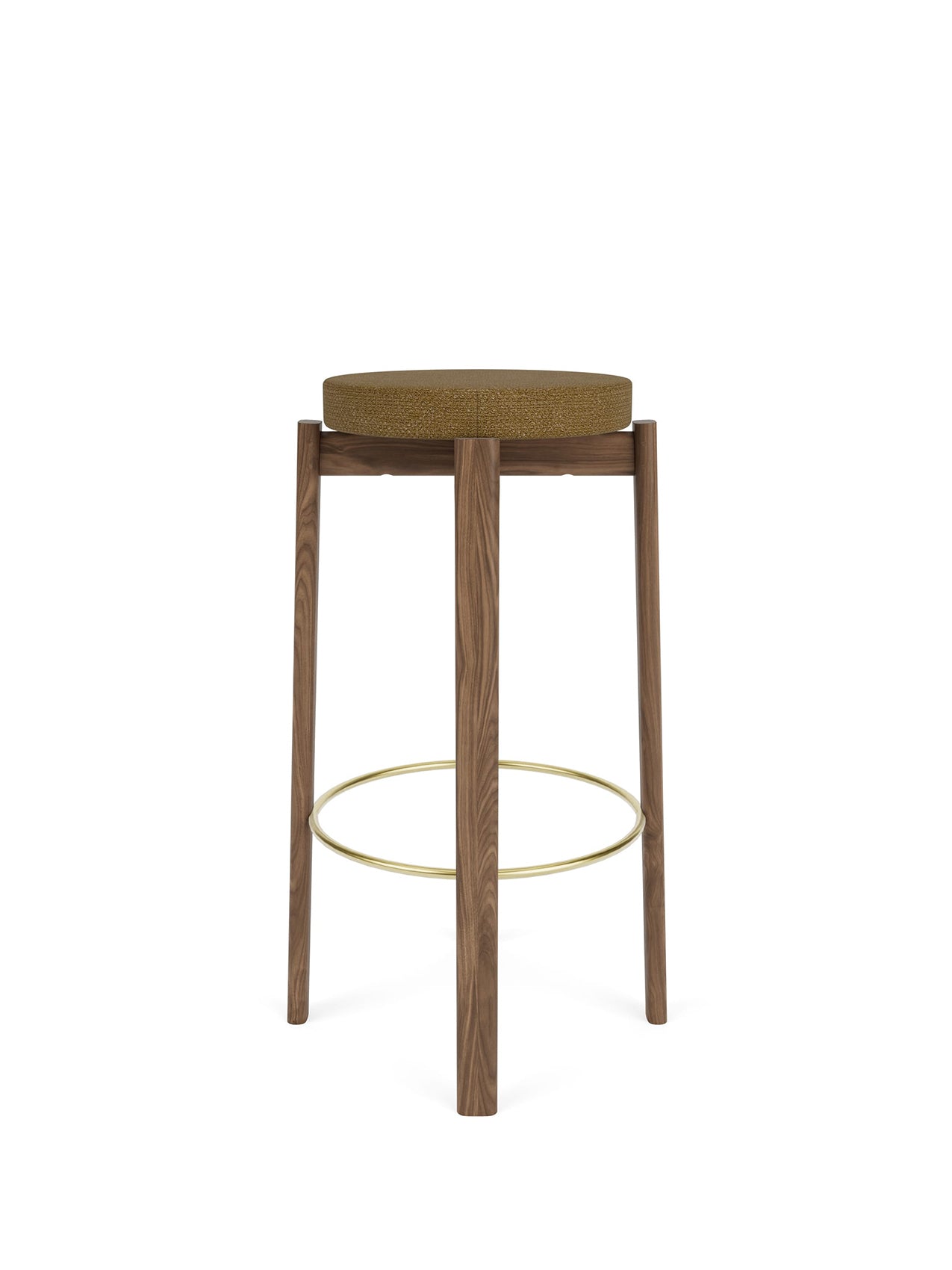 Passage Bar Stool. Upholstered Seat