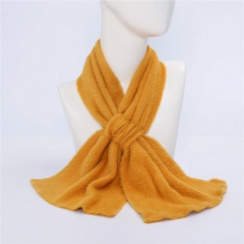 Unisex Sweet Solid Color Scarf
