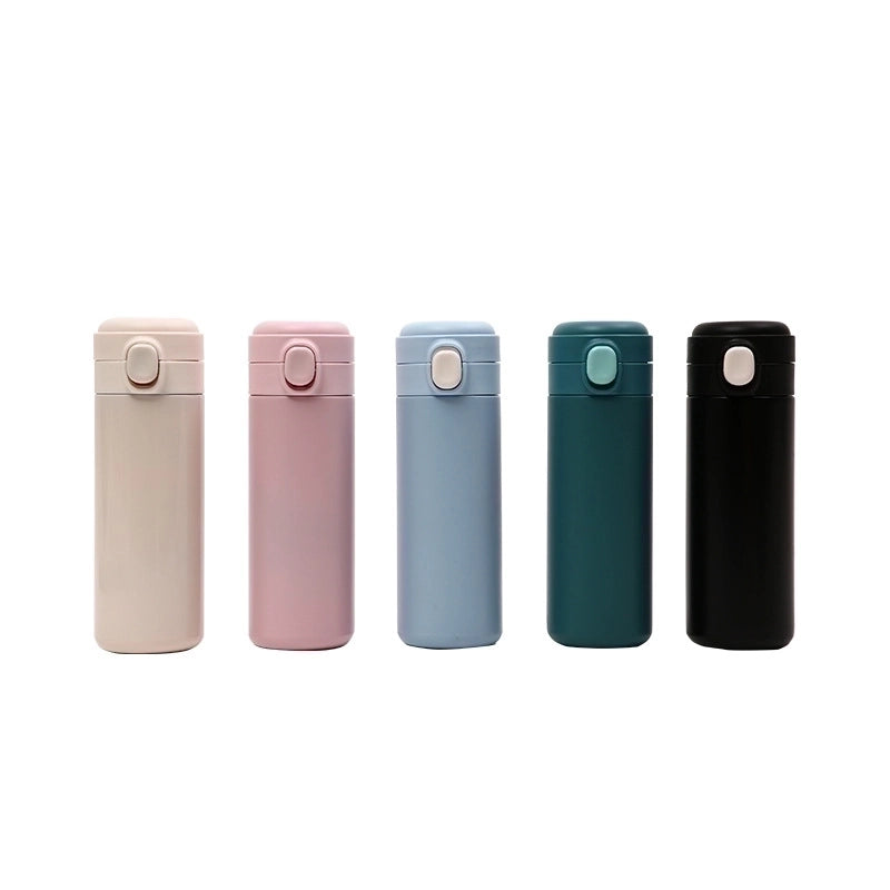 Casual Vacation Solid Color Stainless Steel Water Bottles 1 Piece
